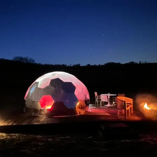 Jurassic Airstreams & Domes at Hartridge Springs Glamping, Hotel in Luppitt