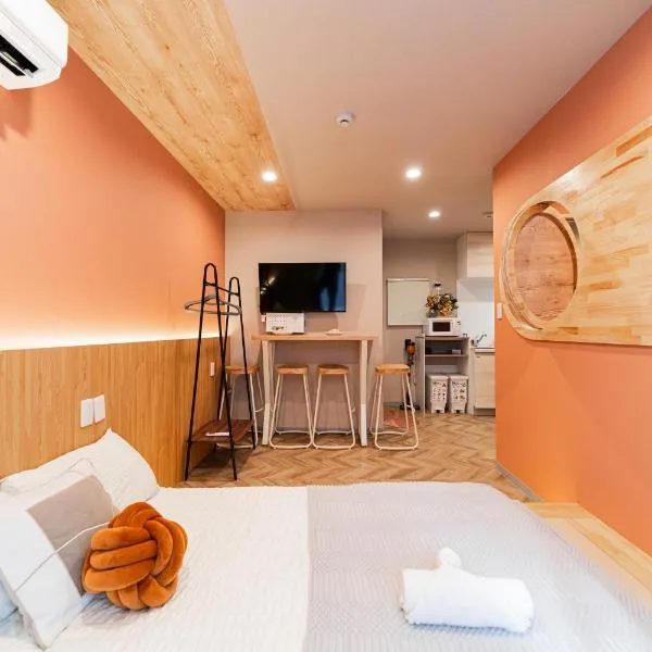A2 Shibuya, 2 bedrooms and 1 living room, 7 mins to ST Max 4P 渋谷全新装修 两室一厅 交通中心 车站7分钟 最大4人 直达新宿 涉谷 表参道 品川 池袋 上野 代代木 银座 原宿, מלון בטוקיו