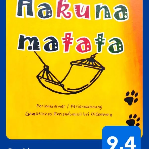 Hakuna Matata - Gemütlichkeit bei Oldenburg, hotel i Hatten