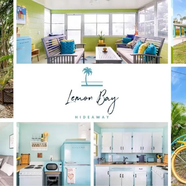Lemon Bay Hideaway, Retro Beach Bungalow, hotell i Venice