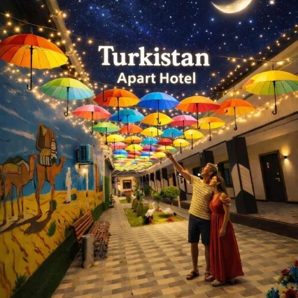 Turkistan apart Hotel ближе Караван сарая: Türkistan şehrinde bir otel
