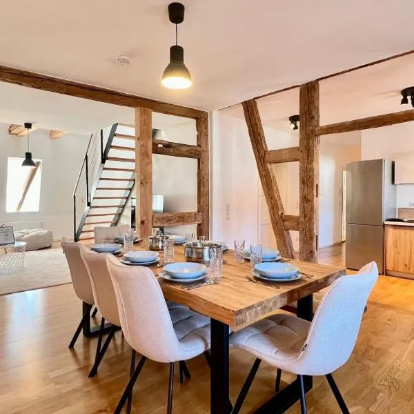 Ludwigsburg में, होटल LudwigsHome Apartmenthaus - Einzelapartments mit kostenfreiem Parkplatz, WLAN, voll ausgestatteter Küche