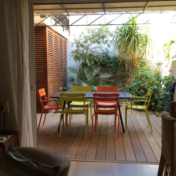 Un patio à Porquerolles, hôtel à Porquerolles