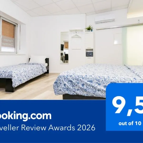 Private room #2 with King size & Single, ground floor, AC, 2min to RAB, hotel en Ramstein-Miesenbach