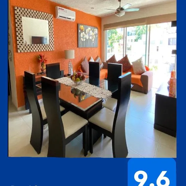 Hermoso departamento con alberca, hotel a Acapulco