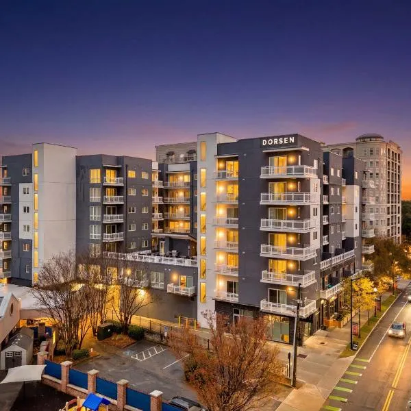 1B1B Midtown Apartment Private Balcony, Views, Gym - 6, hotel v mestu Atlanta