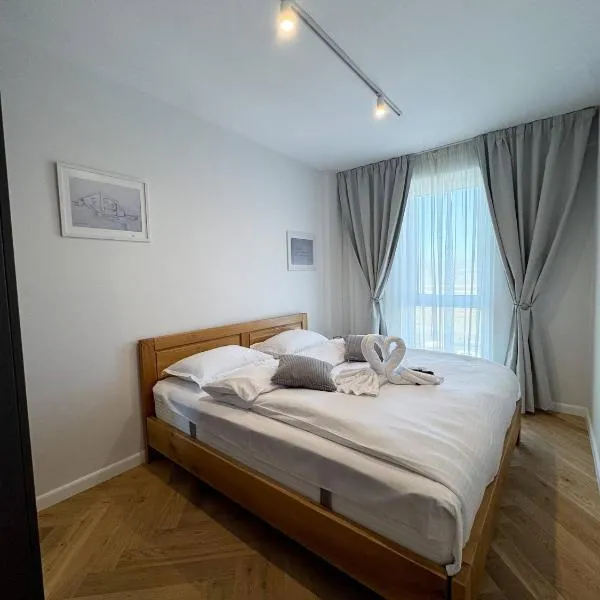 Cluj-Napoca में, होटल Sky Star Apartment - Free parking, kingsize bed