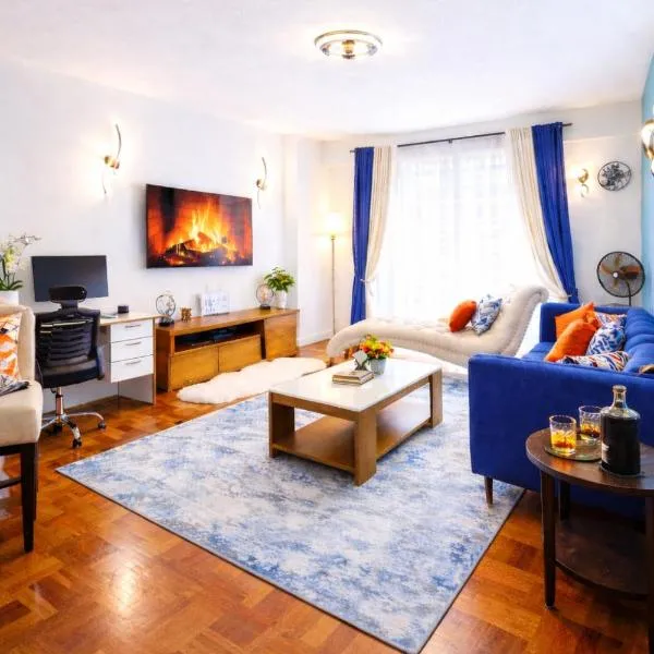 Luxury & Secure Apartment in Westlands Nairobi,Fast WiFi,Workspace and City View - Urban Vibes Getaways、ナイロビのホテル
