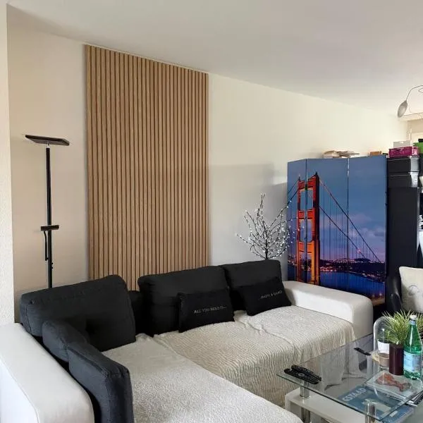 Double room and private bath in a shared flat, quiet, close to the UN and airport, hotel v Ženevě