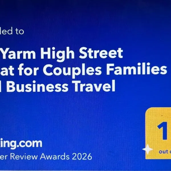 Stay in the heart of Yarm Perfect for familys Friends Business and Contractors, hotel di Yarm
