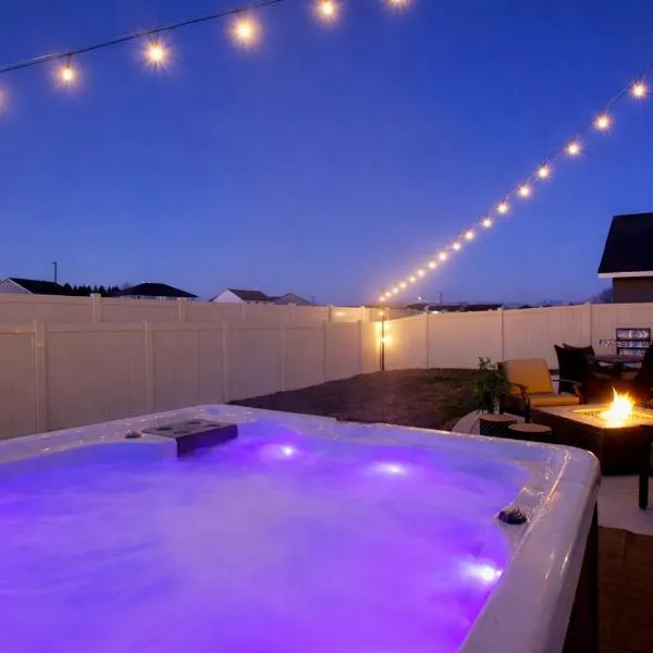 Cozy Mineral Spa Escape, Heated Game Room, hotell i Meridian