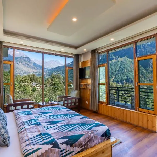 The 14 Gables, Shanag, Manali - Balcony Rooms - Rohtang Pass View - Hampta Pass View - Pet Friendly - Crown Palace #Manali #Family #Couples #hospitality #Bestfood, hotel a Manāli