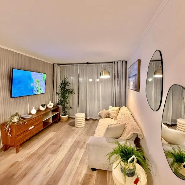 Departamento con estacionamiento incluido, Ideal para ir de compras y conectar con puntos turísticos, hotel a Santiago