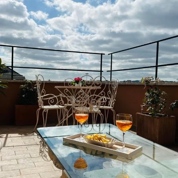 Terrazza Urania - Penthouse terrace with 360 view of Rome, hotel u Rimu