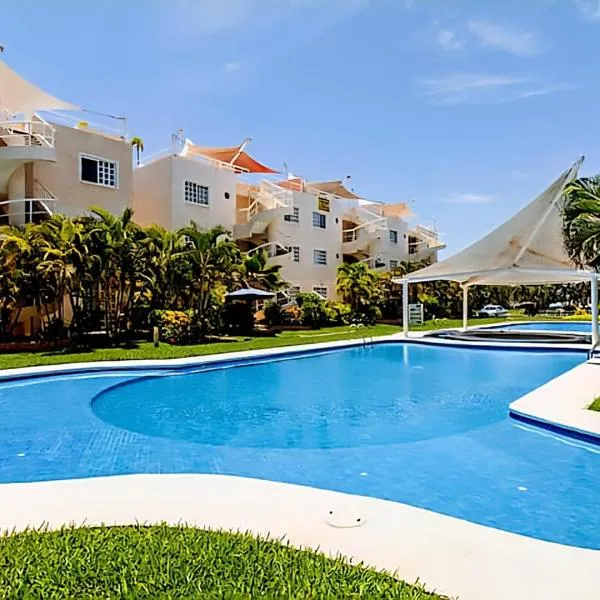 Departamento a Pie del Mar para familias y grupos Roku TV Wifi y mas Privada Puente del Mar, hotel Acapulcóban