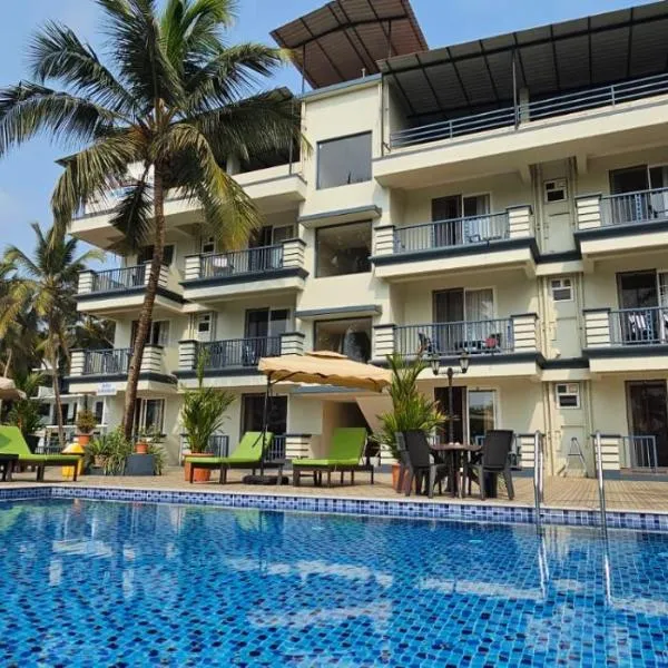 Beach Bliss Apartment Hotel - 7 Minutes walk to Beach, hotel a Colva