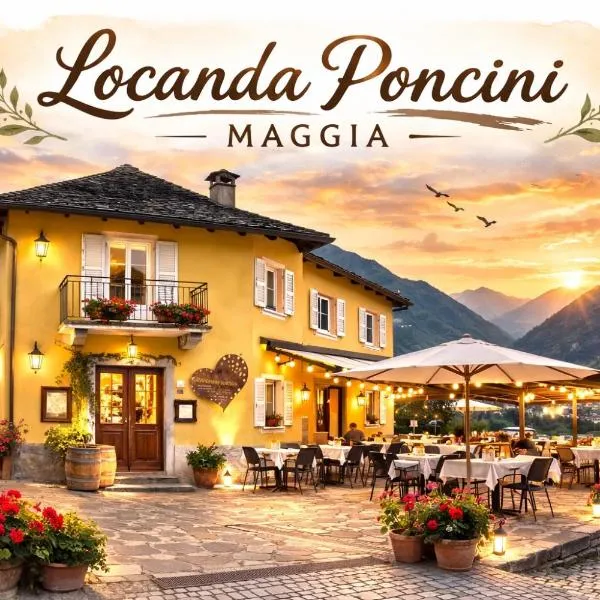 Locanda Poncini, hotel u gradu Maggia