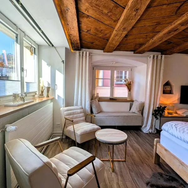 Altstadt-Studio am Rhein mit Parkplatz, hotel v destinácii Stein am Rhein