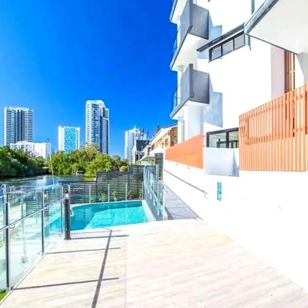 Modern Broadbeach Apartment City View, hotel a Gold Coast