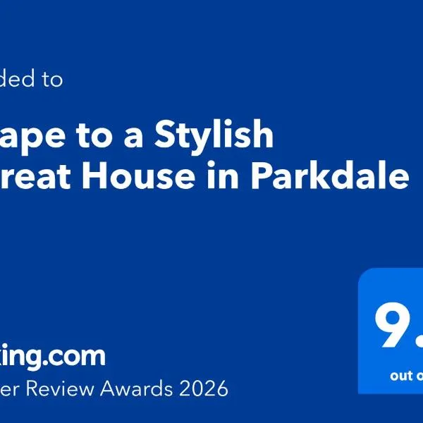 Escape to a Stylish Retreat House in Parkdale, hotel v mestu Parkdale