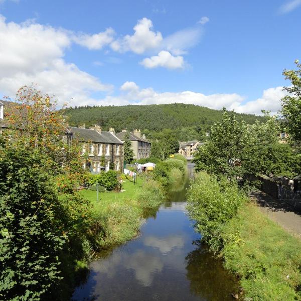 Peebles Cottage Apartment with River View and Bike Store