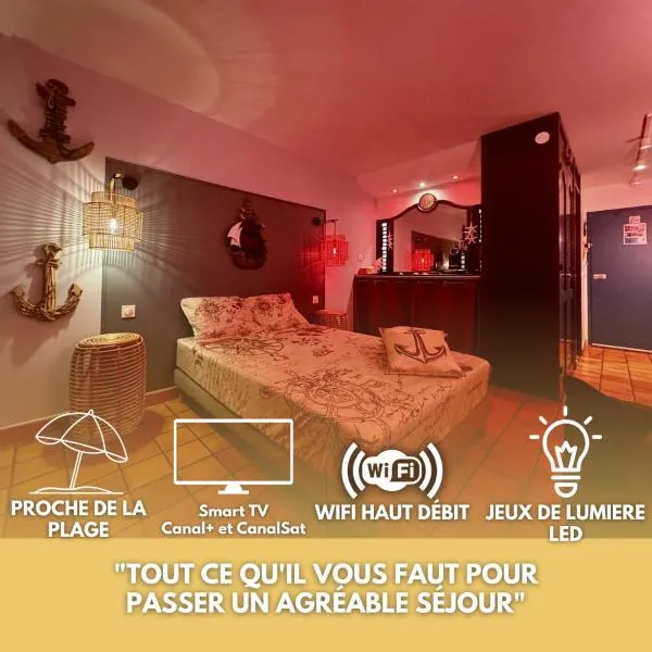 La Caravelle - Studio Lumineux Évasion en Bord de Mer, hotel in La Trinité
