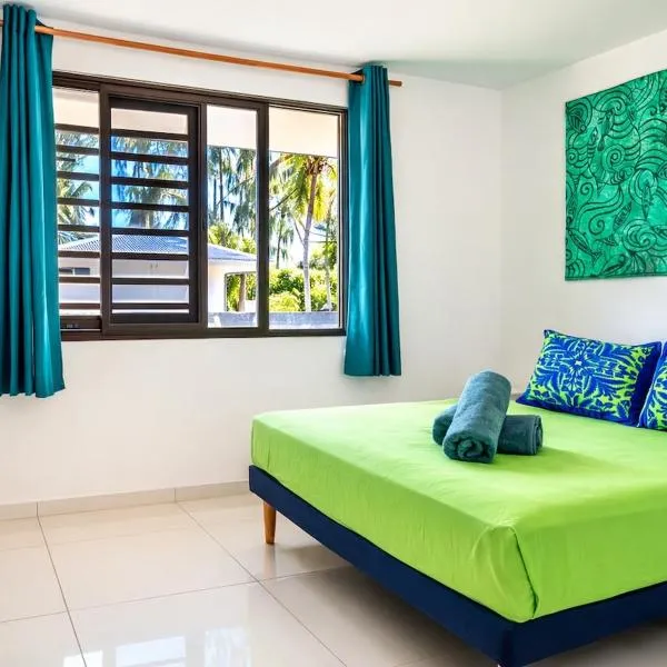 Fare U'upa - Bungalow côté mer, proche plage Temae, хотел в Муреа