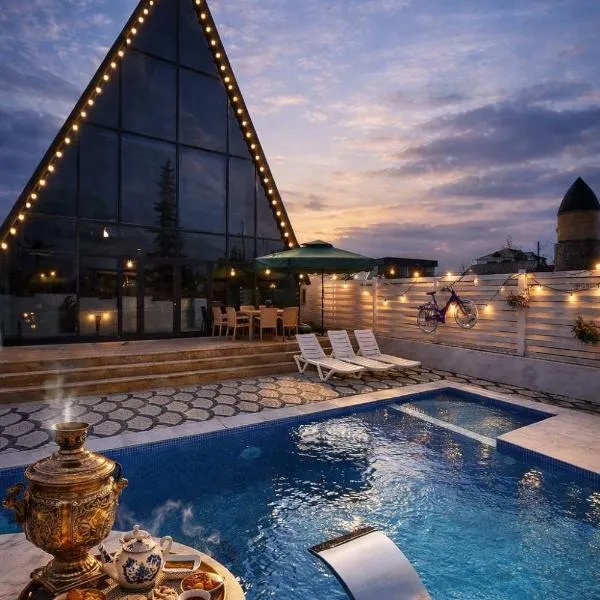 ES Dream A-Frame Cabin, hotel v destinaci Gabala