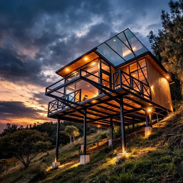 Alma de Campo Laguna Suesca - Glampings & Cabañas Suesca, hotel din Suesca