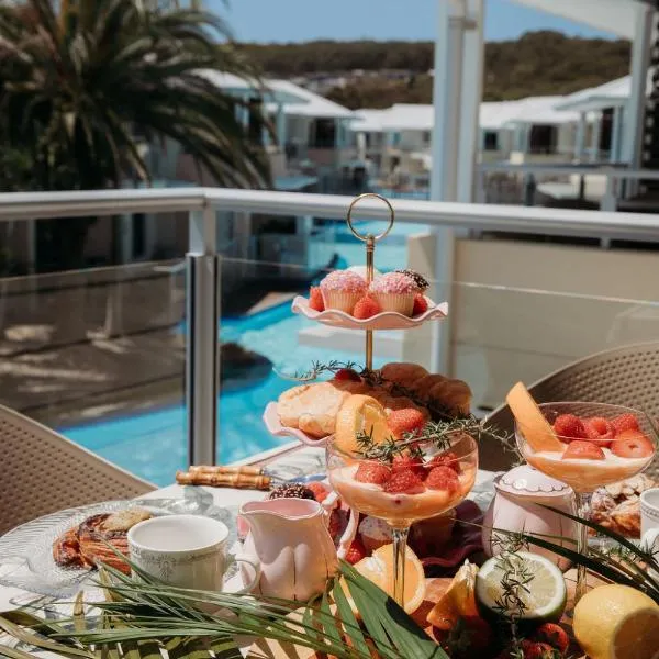 Oaks Pacific Blue Resort - Sea Salt Studio, hotel i Salamander Bay