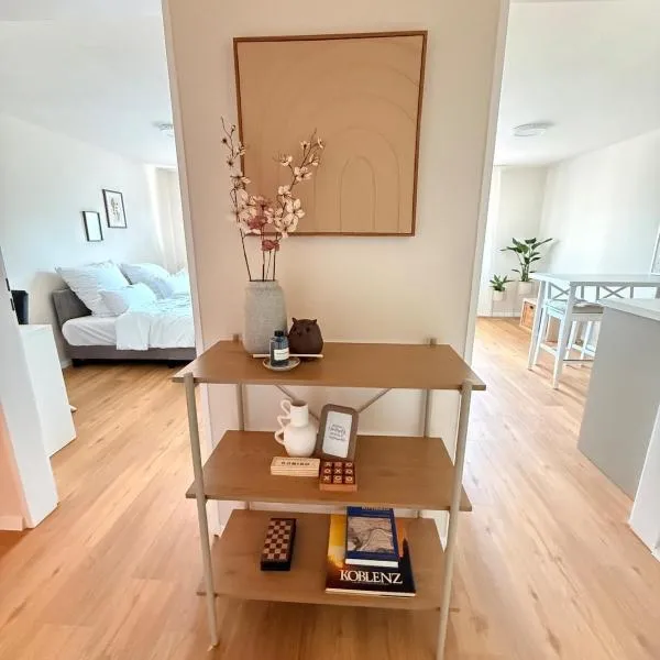 Wohlfühlort Koblenz Apartment Rhein und Mosel Parkplatz & Self Check In, hotel a Koblenz