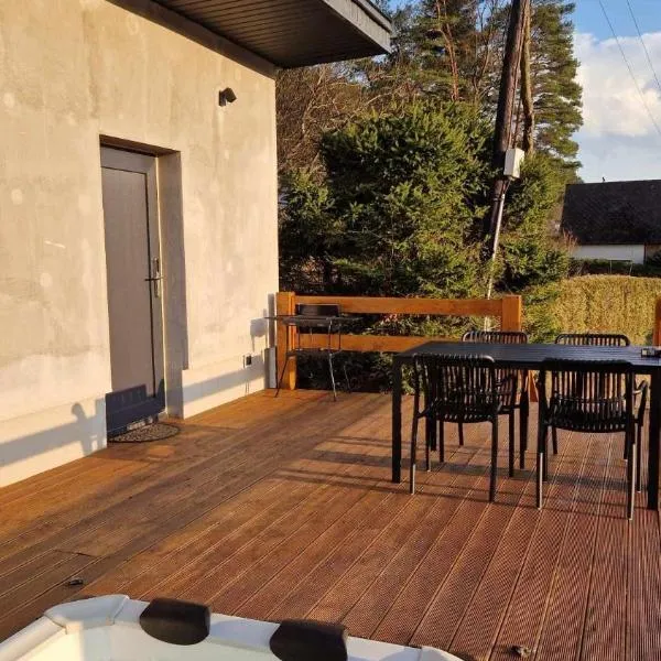 Ubytovanie pod hradom s jacuzzi a saunou, viešbutis mieste Bardejovas