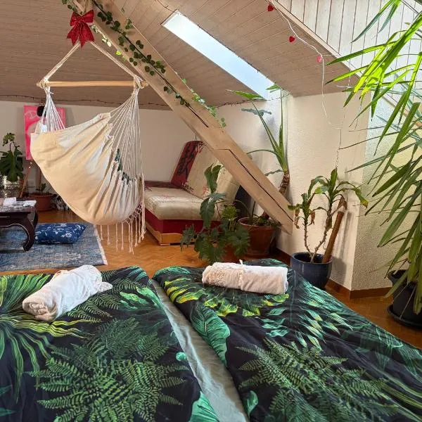 Urban Oasis - Green attic in Iconic Langstrasse, hotel a Zuric