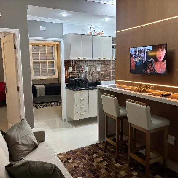 Apto 2 dorm - Quadra Mar 26 - Santos, hotel u gradu Santos