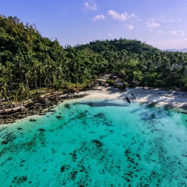 Camp Laya Daracoton Island, hotell i El Nido