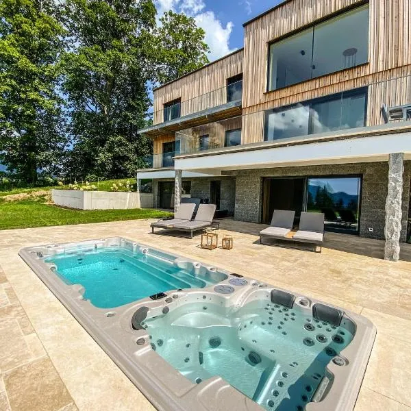 Ferienvilla Joachimsberg mit Swimspa, Sauna und Ötscherblick, hotel em Wienerbruck