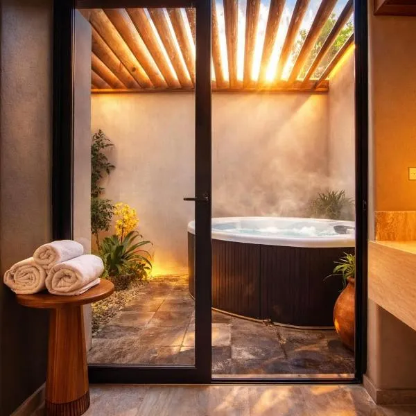 Hotel Flores de Sal-Valle de Guadalupe, hotel di Valle de Guadalupe