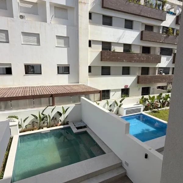 Nouvelle Soukra - Luxury Pool View Suite, hotel sa La Soukra