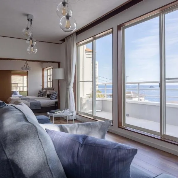 Ito में, होटल Entire Villa Retreat Ito Orange Beach - Ocean View & Private Onsen, Huno's Hale at Ito Orange Beach