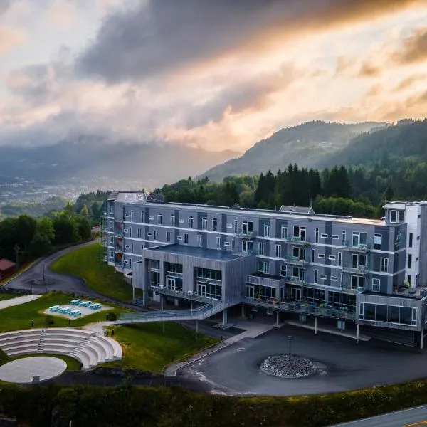 Kvinesdal में, होटल Utsikten Hotell Kvinesdal - Unike Hoteller