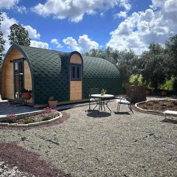 Casa Leandro glamping wooden tiny house, Hotel in Lachi