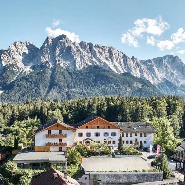 Romantik Alpenhotel Waxenstein, hôtel à Grainau