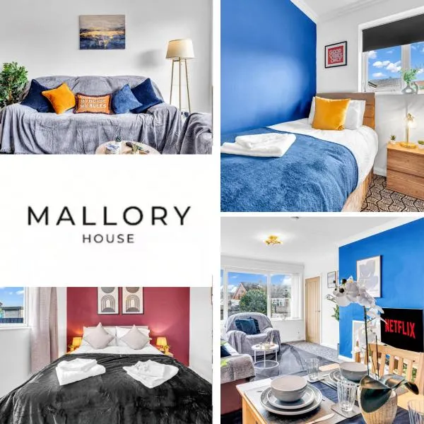 Mallory House 2BR 10 Minutes from Alton Towers with Parking, hotel v destinaci Cheadle
