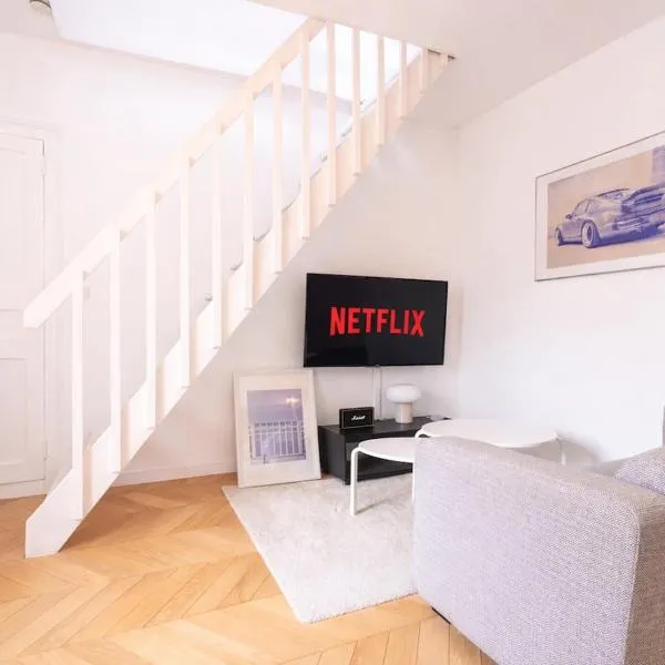 Bright Duplex Train Station & City Center within Walking Distance Quiet, отель в Ренне