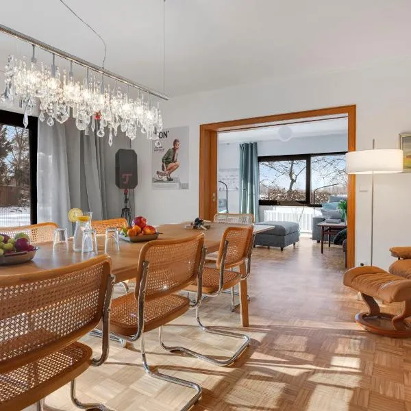 Wohlendorf में, होटल Stilvoller Bauhaus Bungalow mit Sauna in Lüneburger Heide für 8 Gäste