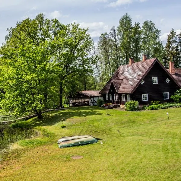 Viesu nams Mednieki - atpūta dabā, pie ezera โรงแรมในSalainis