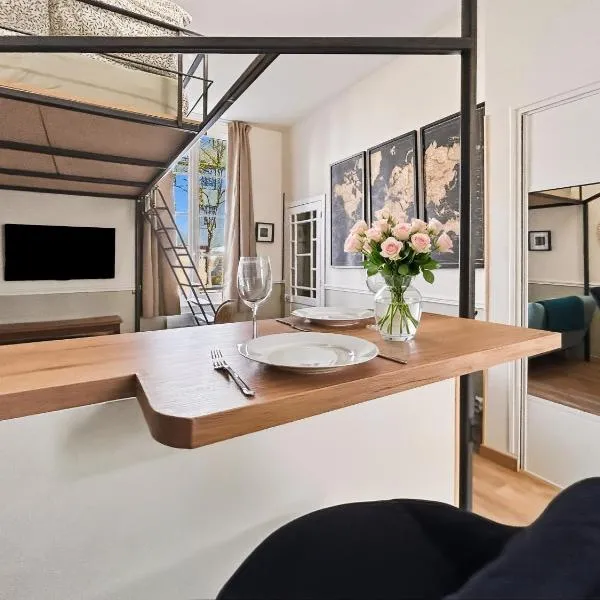 Tours में, होटल Superbe Grand Studio dans le vieux Tours avec fraicheur au rendez-vous