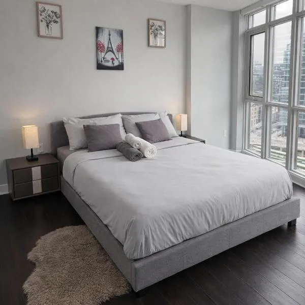 Fully Furnished 1bedroom Condo, hotel in Toronto