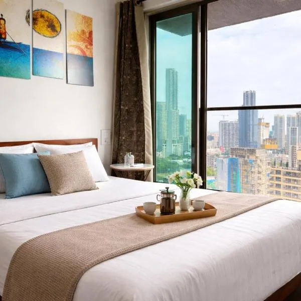 Private Room in Shared 2BHK in Worli 2 mins from Metro Behind Palladium Mall, khách sạn ở Mumbai