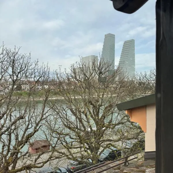 बेसल में, होटल Studio 8 Rhine View - Quiet and Cozy - 10min Walk to City Center, 15min to Main Station
